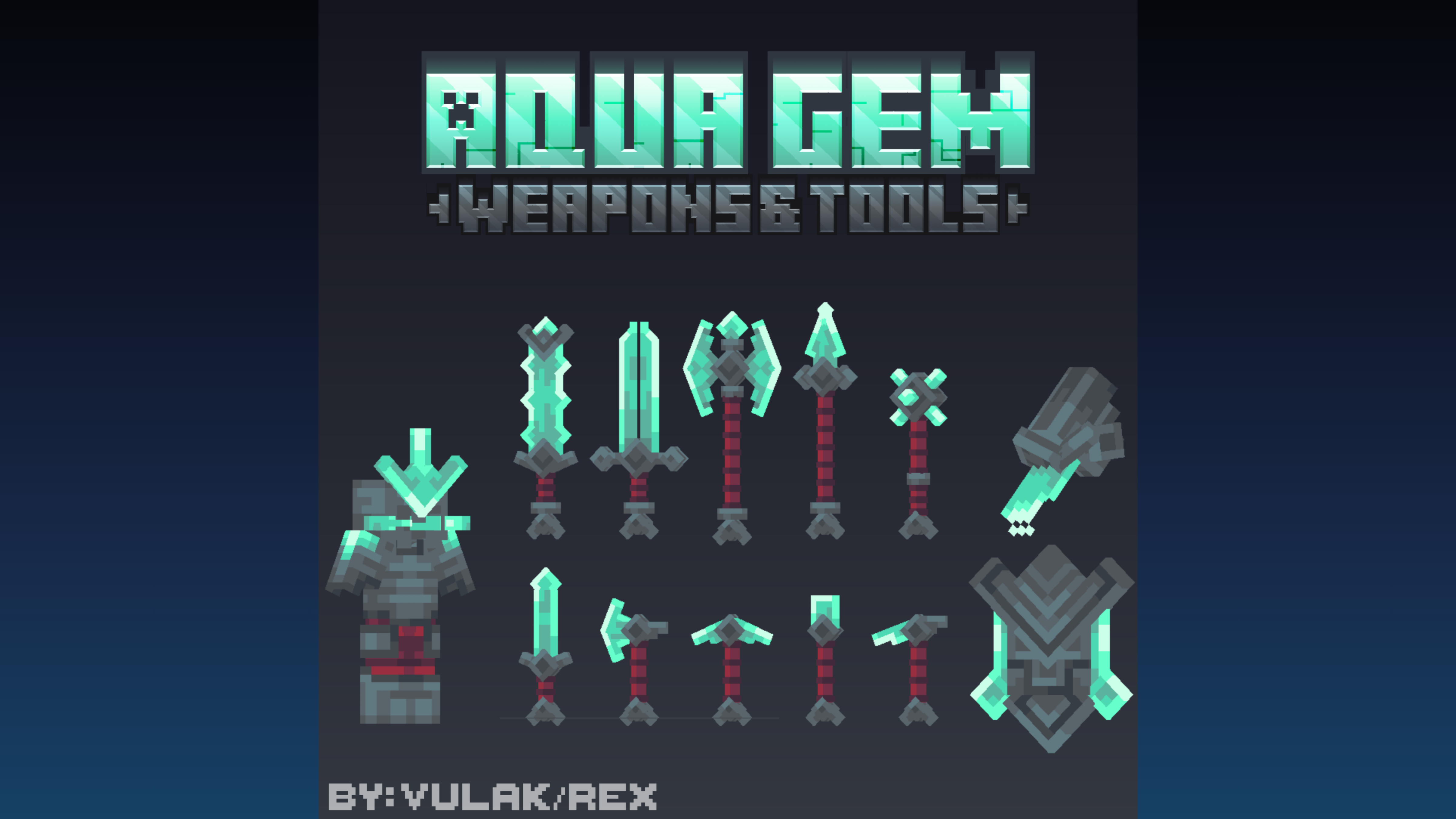 Aqua gem asset