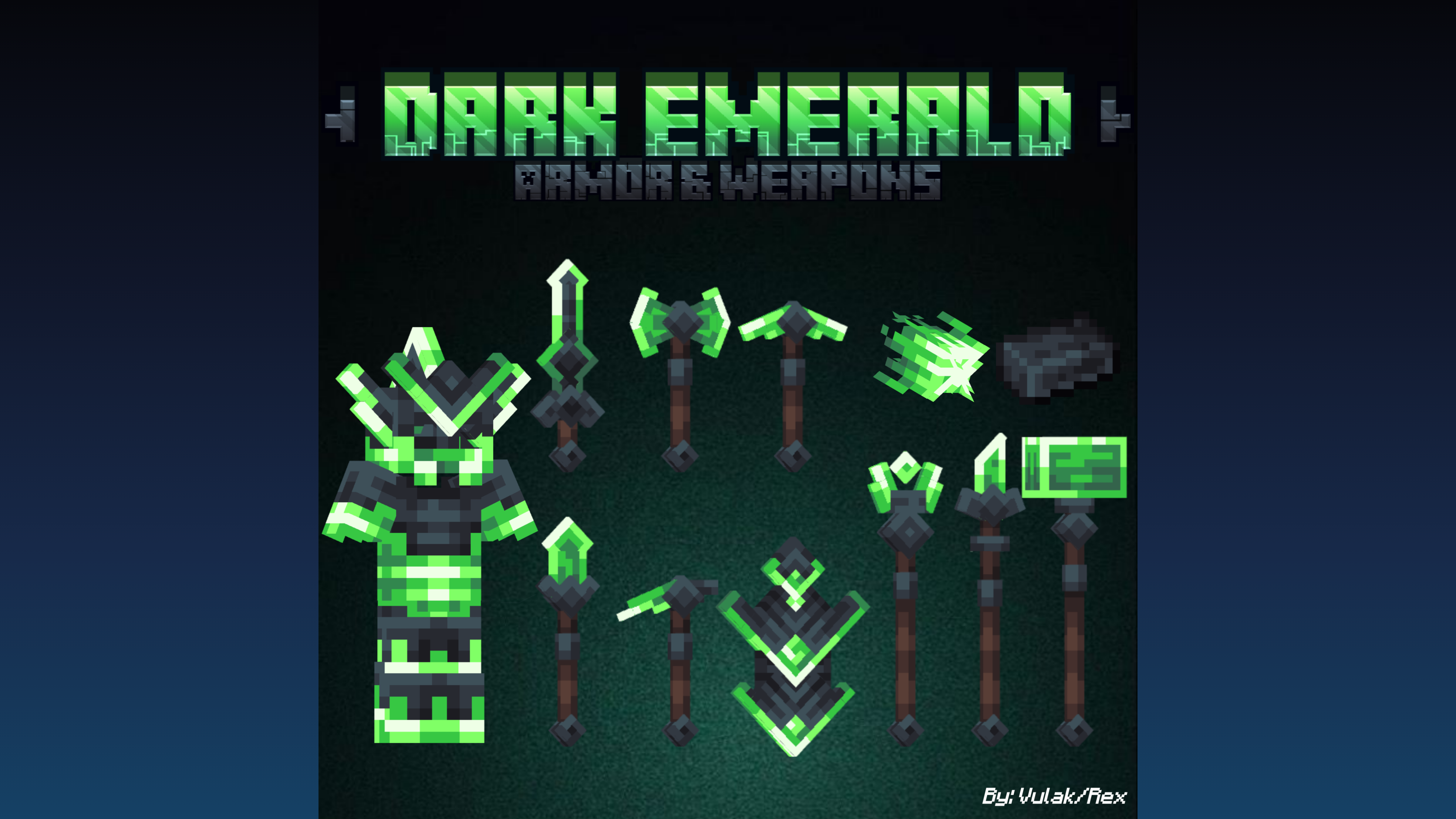 Dark emerald asset