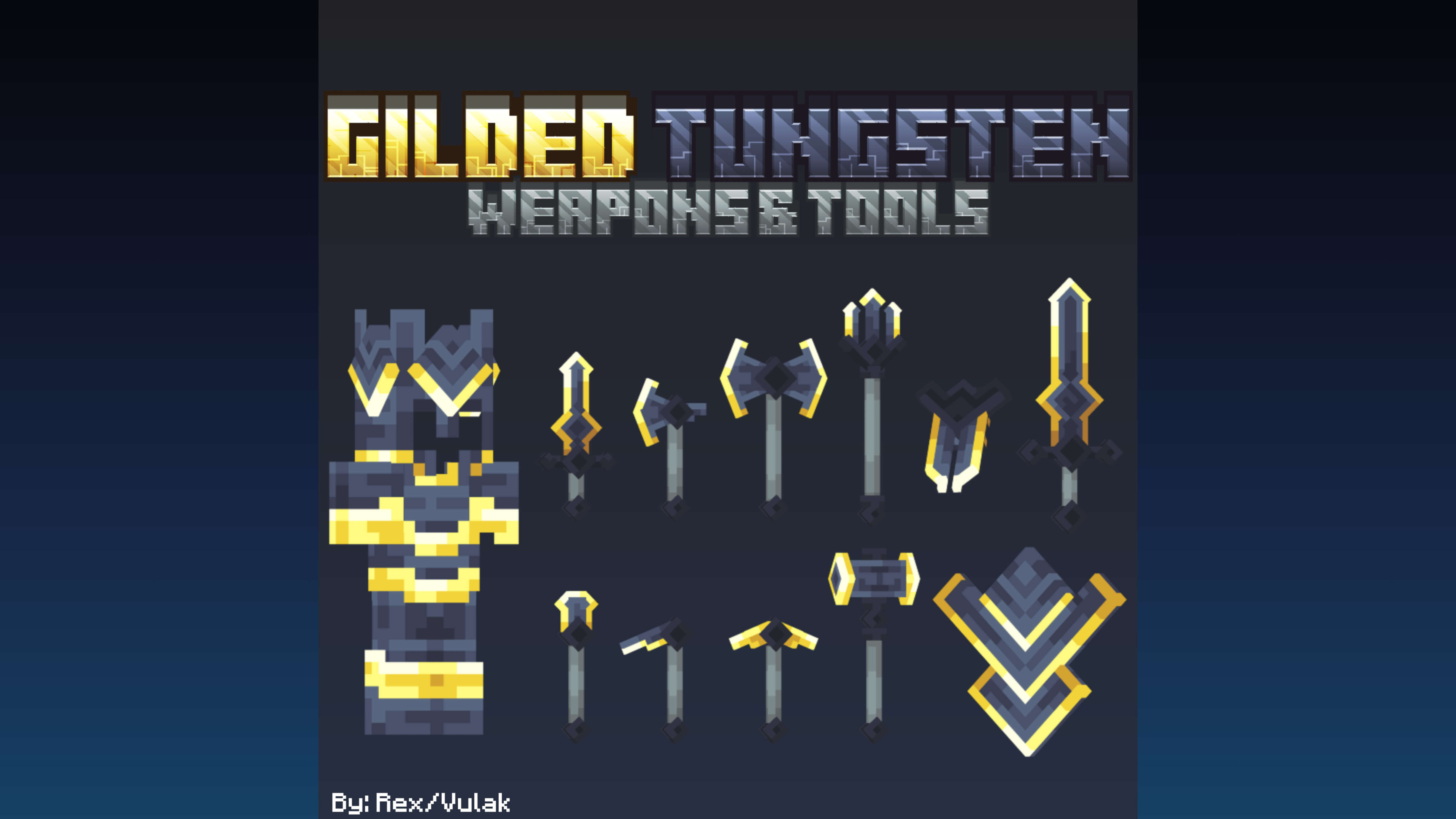 Gilded tungsten asset